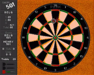 Darts 501 screen shot game playing